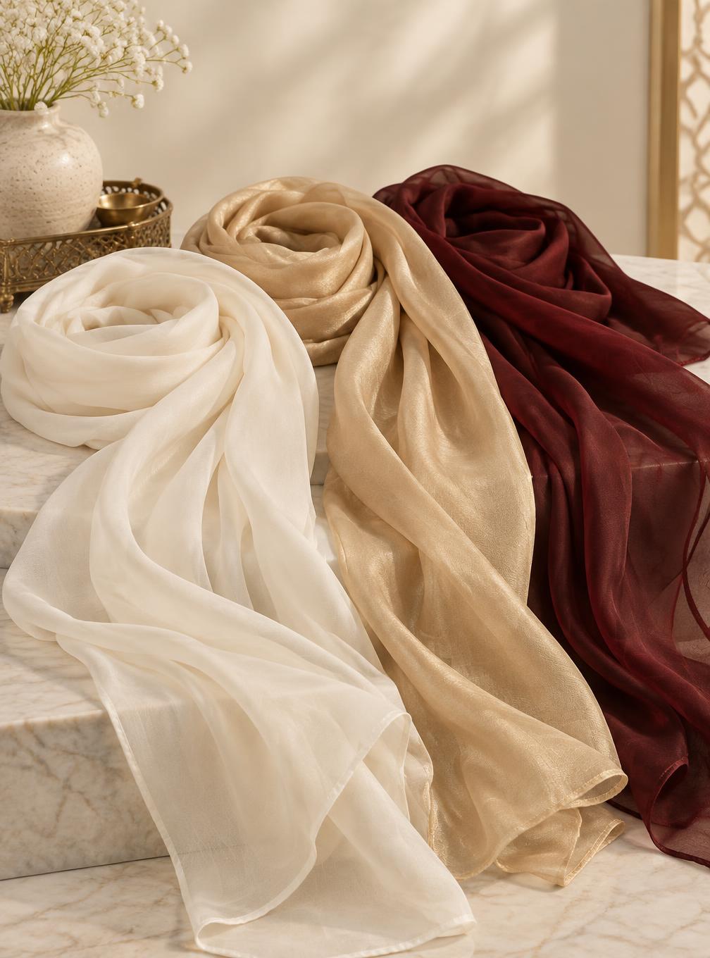 Shades of sand, cream & wine